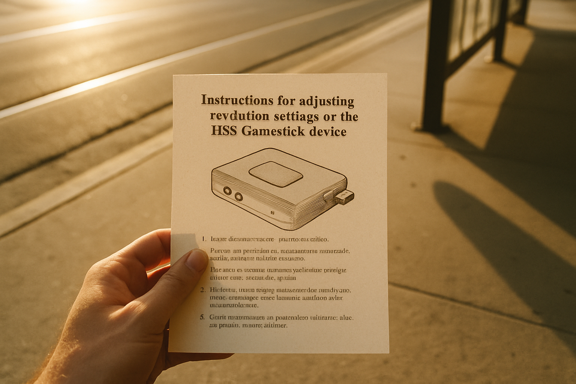 Resolution Settings Hssgamestick